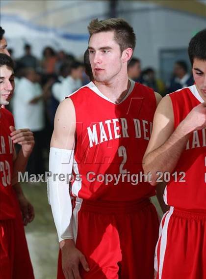 Thumbnail 1 in Mater Dei vs. St. John Bosco photogallery.