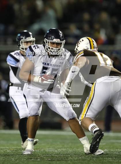 Thumbnail 1 in Saint Francis vs. Valley Christian (CIF CCS Open D2 Final) photogallery.