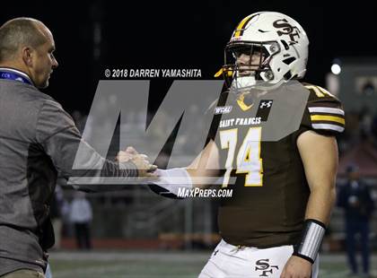 Thumbnail 2 in Saint Francis vs. Valley Christian (CIF CCS Open D2 Final) photogallery.