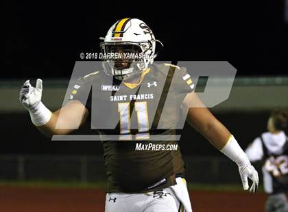 Thumbnail 2 in Saint Francis vs. Valley Christian (CIF CCS Open D2 Final) photogallery.