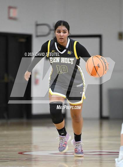 Thumbnail 3 in Ben Holt College Prep Academy vs. Liberty Ranch (Sac Adventist Holiday Invitational) photogallery.