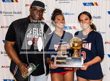 Thumbnail 2 in Chandler Prep vs. Scottsdale Christian Academy (AIA 2A Final Awards) photogallery.