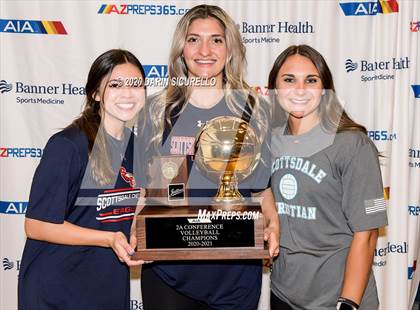 Thumbnail 1 in Chandler Prep vs. Scottsdale Christian Academy (AIA 2A Final Awards) photogallery.