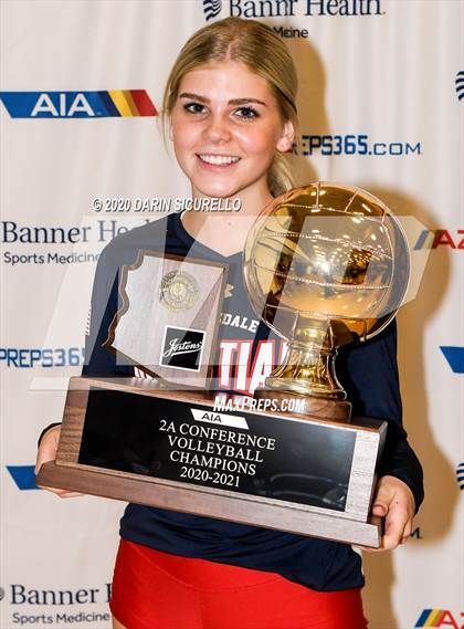 Thumbnail 1 in Chandler Prep vs. Scottsdale Christian Academy (AIA 2A Final Awards) photogallery.