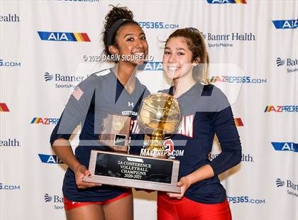 Thumbnail 1 in Chandler Prep vs. Scottsdale Christian Academy (AIA 2A Final Awards) photogallery.
