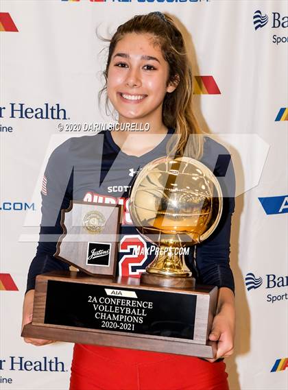 Thumbnail 3 in Chandler Prep vs. Scottsdale Christian Academy (AIA 2A Final Awards) photogallery.