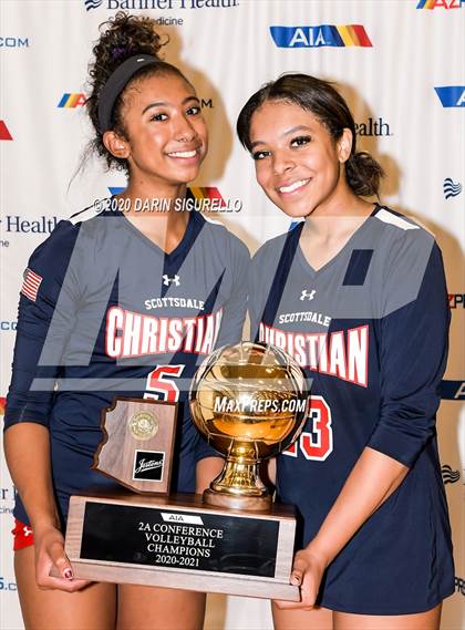Thumbnail 3 in Chandler Prep vs. Scottsdale Christian Academy (AIA 2A Final Awards) photogallery.