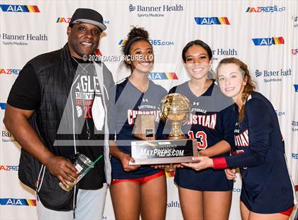 Thumbnail 3 in Chandler Prep vs. Scottsdale Christian Academy (AIA 2A Final Awards) photogallery.