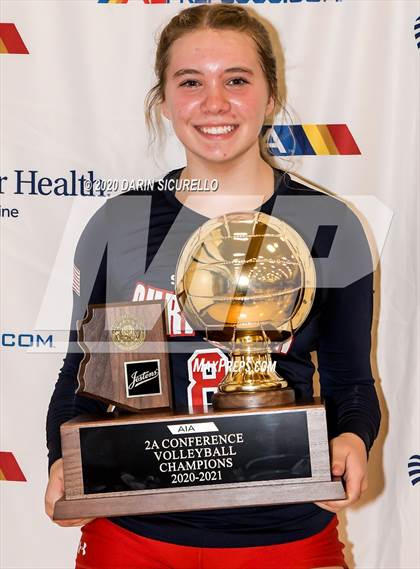 Thumbnail 2 in Chandler Prep vs. Scottsdale Christian Academy (AIA 2A Final Awards) photogallery.