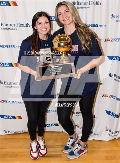 Thumbnail 2 in Chandler Prep vs. Scottsdale Christian Academy (AIA 2A Final Awards) photogallery.