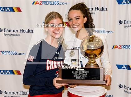 Thumbnail 2 in Chandler Prep vs. Scottsdale Christian Academy (AIA 2A Final Awards) photogallery.