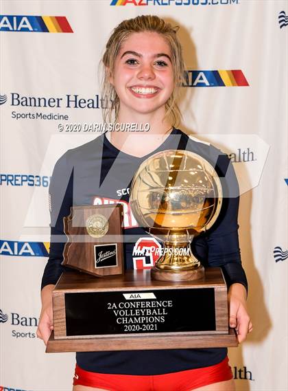 Thumbnail 3 in Chandler Prep vs. Scottsdale Christian Academy (AIA 2A Final Awards) photogallery.