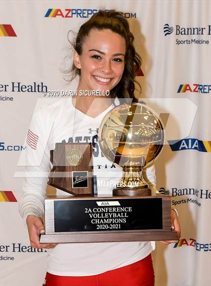 Thumbnail 1 in Chandler Prep vs. Scottsdale Christian Academy (AIA 2A Final Awards) photogallery.