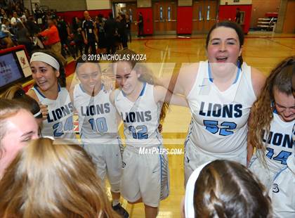 Thumbnail 2 in Linfield Christian vs. Montclair (CIF SS D5AA Finals) photogallery.