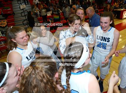 Thumbnail 3 in Linfield Christian vs. Montclair (CIF SS D5AA Finals) photogallery.