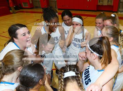 Thumbnail 2 in Linfield Christian vs. Montclair (CIF SS D5AA Finals) photogallery.