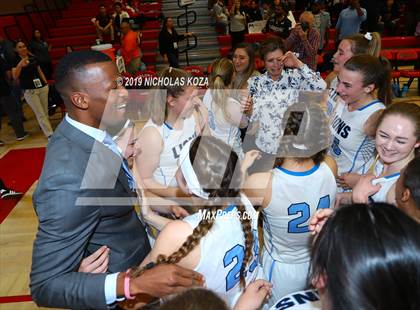 Thumbnail 3 in Linfield Christian vs. Montclair (CIF SS D5AA Finals) photogallery.