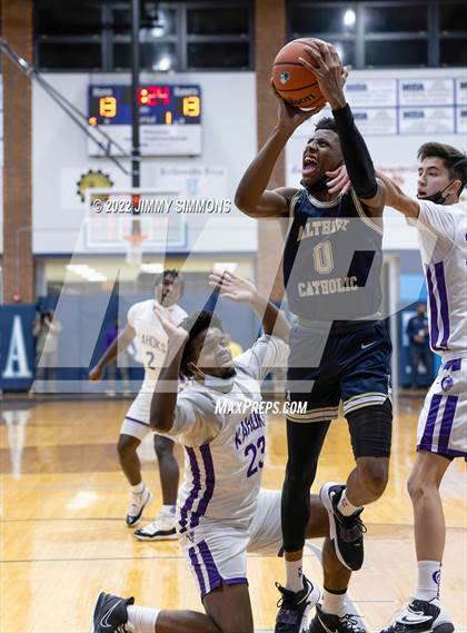 Thumbnail 1 in Collinsville vs. Althoff Catholic (Chick-fil-A Classic) photogallery.