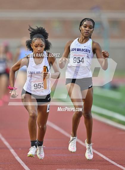 Thumbnail 3 in UIL Track & Field 6A Region 3 Regional Final Preliminaries (4 x 400 Meter) photogallery.