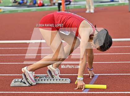 Thumbnail 3 in UIL Track & Field 6A Region 3 Regional Final Preliminaries (4 x 400 Meter) photogallery.