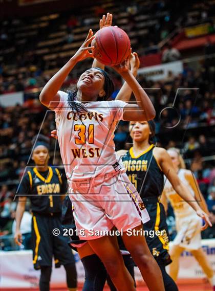 Thumbnail 2 in Clovis West vs. Edison (CIF CS D1 Final) photogallery.