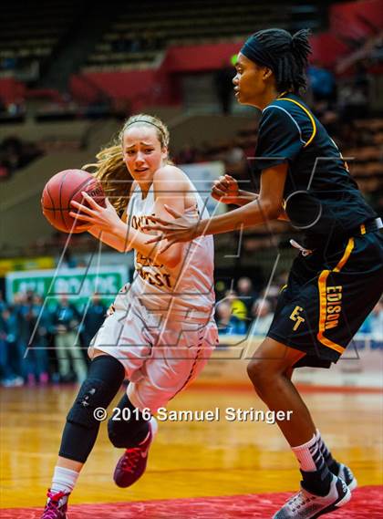 Thumbnail 1 in Clovis West vs. Edison (CIF CS D1 Final) photogallery.