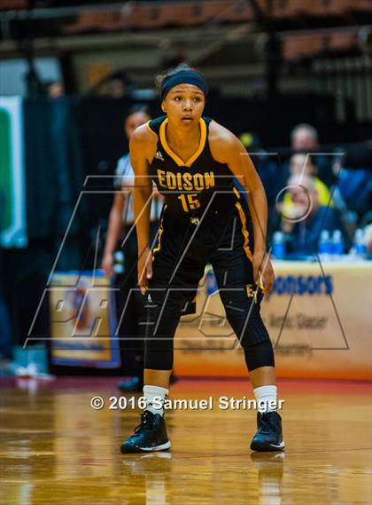 Thumbnail 2 in Clovis West vs. Edison (CIF CS D1 Final) photogallery.