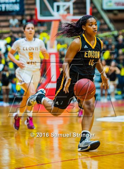 Thumbnail 1 in Clovis West vs. Edison (CIF CS D1 Final) photogallery.