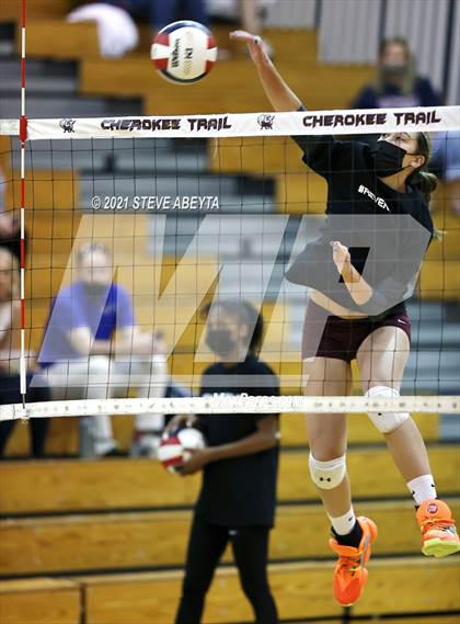 Thumbnail 1 in Cherokee Trail vs Lakewood (CHSAA 5A Regional Playoff) photogallery.