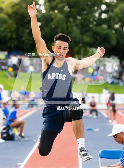 Thumbnail 3 in CIF Track and Field Championships (Boys Long Jump - Day 1) photogallery.