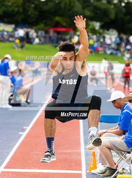 Thumbnail 1 in CIF Track and Field Championships (Boys Long Jump - Day 1) photogallery.