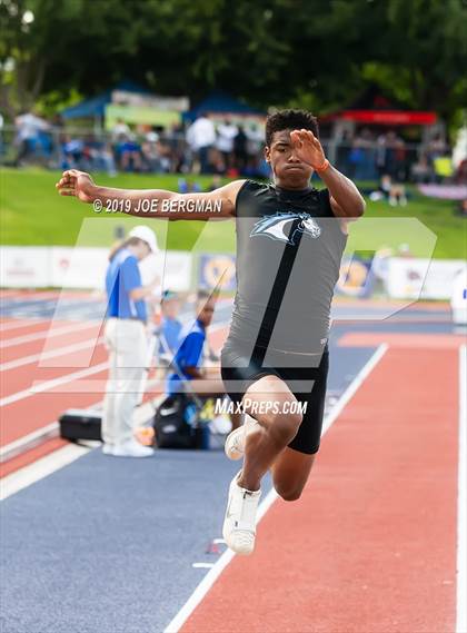 Thumbnail 2 in CIF Track and Field Championships (Boys Long Jump - Day 1) photogallery.