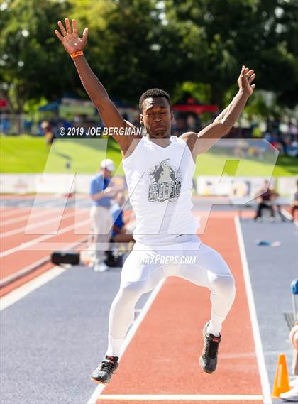 Thumbnail 2 in CIF Track and Field Championships (Boys Long Jump - Day 1) photogallery.
