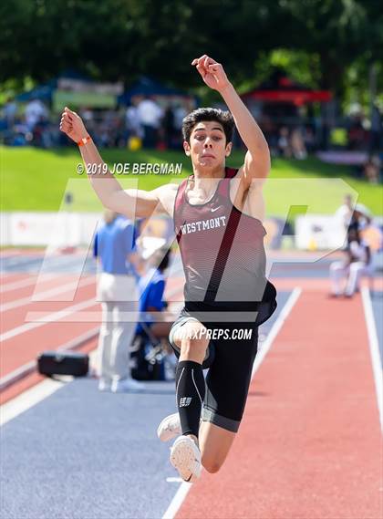 Thumbnail 2 in CIF Track and Field Championships (Boys Long Jump - Day 1) photogallery.