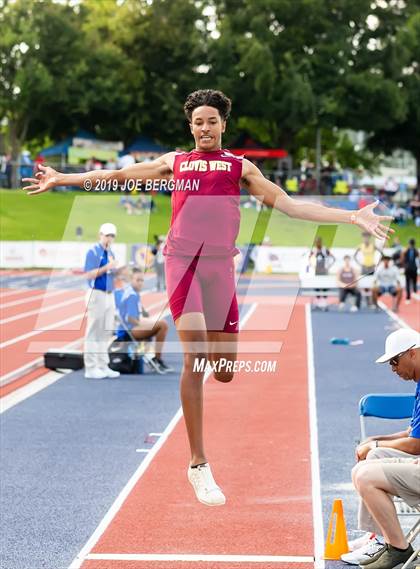 Thumbnail 1 in CIF Track and Field Championships (Boys Long Jump - Day 1) photogallery.