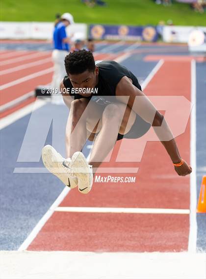 Thumbnail 2 in CIF Track and Field Championships (Boys Long Jump - Day 1) photogallery.