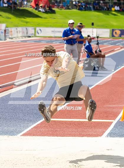 Thumbnail 3 in CIF Track and Field Championships (Boys Long Jump - Day 1) photogallery.