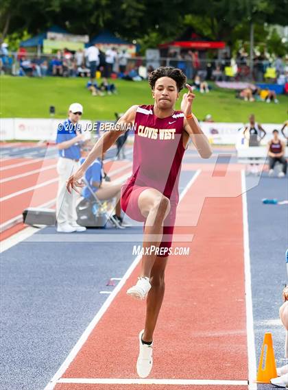 Thumbnail 2 in CIF Track and Field Championships (Boys Long Jump - Day 1) photogallery.
