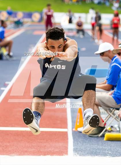 Thumbnail 2 in CIF Track and Field Championships (Boys Long Jump - Day 1) photogallery.