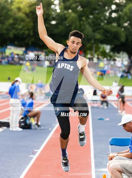 Thumbnail 2 in CIF Track and Field Championships (Boys Long Jump - Day 1) photogallery.