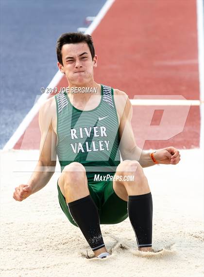 Thumbnail 1 in CIF Track and Field Championships (Boys Long Jump - Day 1) photogallery.