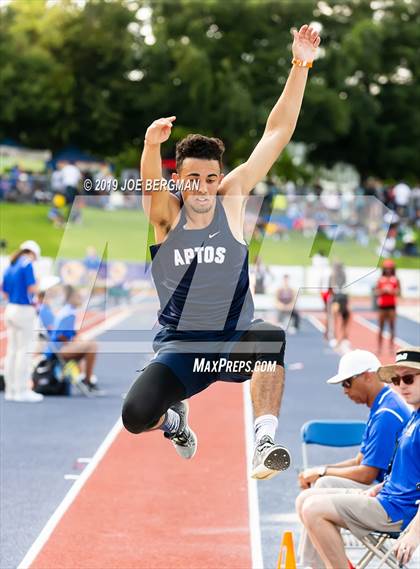 Thumbnail 1 in CIF Track and Field Championships (Boys Long Jump - Day 1) photogallery.