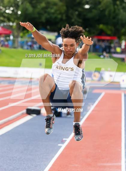 Thumbnail 1 in CIF Track and Field Championships (Boys Long Jump - Day 1) photogallery.
