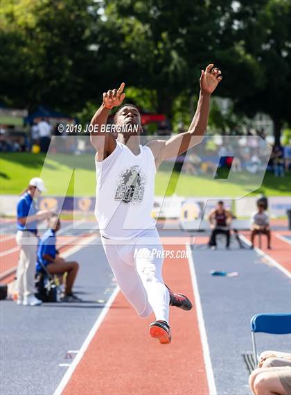 Thumbnail 2 in CIF Track and Field Championships (Boys Long Jump - Day 1) photogallery.