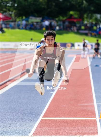 Thumbnail 1 in CIF Track and Field Championships (Boys Long Jump - Day 1) photogallery.