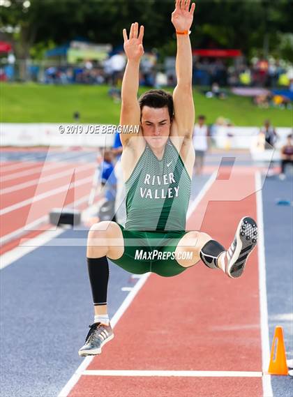 Thumbnail 1 in CIF Track and Field Championships (Boys Long Jump - Day 1) photogallery.