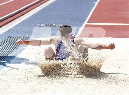 Thumbnail 3 in CIF Track and Field Championships (Boys Long Jump - Day 1) photogallery.
