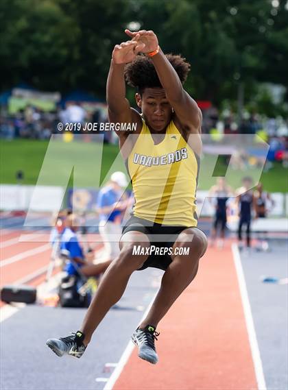 Thumbnail 1 in CIF Track and Field Championships (Boys Long Jump - Day 1) photogallery.