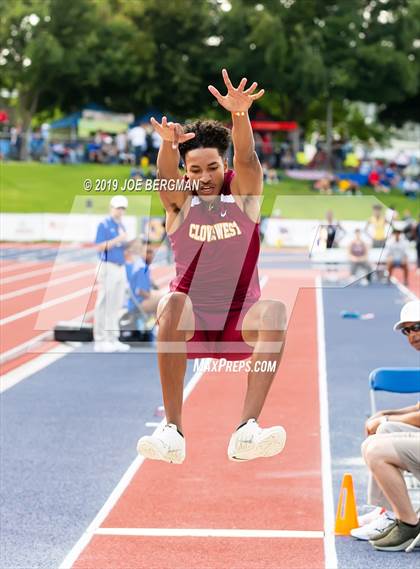 Thumbnail 3 in CIF Track and Field Championships (Boys Long Jump - Day 1) photogallery.