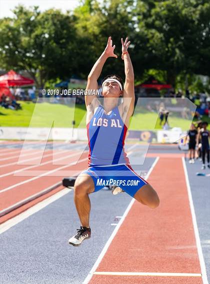 Thumbnail 1 in CIF Track and Field Championships (Boys Long Jump - Day 1) photogallery.